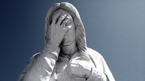 This is Jesus when he reads online comments. Credit: MWaits / Shutterstock